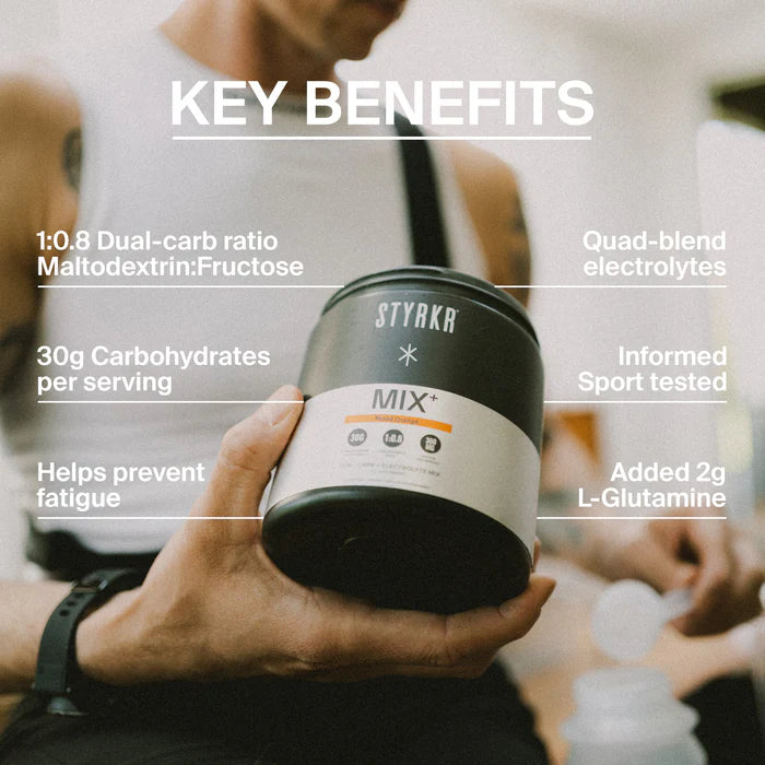 MIX+ Blood Orange: Dual-Carb & Electrolyte Mix