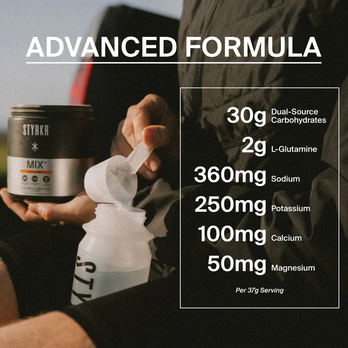 MIX+ Blood Orange: Dual-Carb & Electrolyte Mix