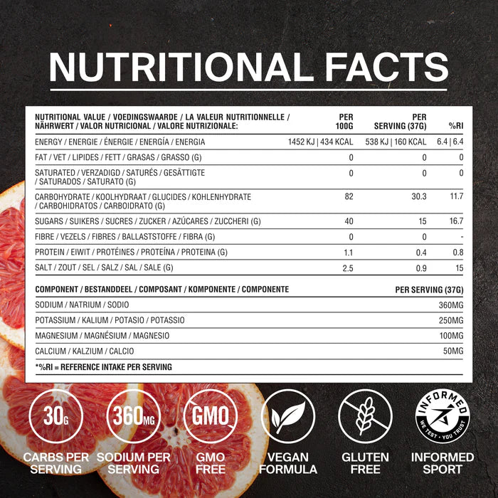 MIX+ Blood Orange: Dual-Carb & Electrolyte Mix