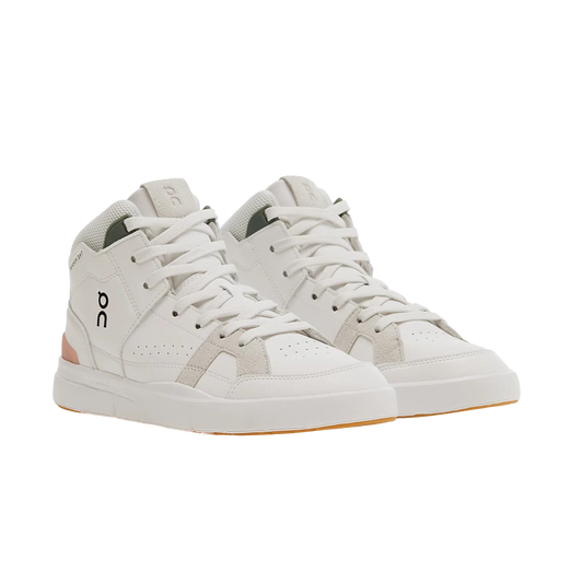 On Women's The Roger Clubhouse Mid White Rose