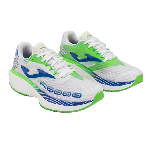 R.6000 2602 White Royal Blue Running Shoes