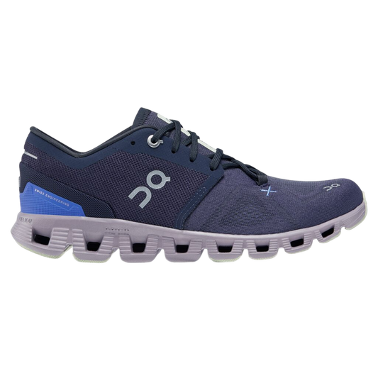 ON Women's Cloud X3 Midnight Hero running shoe, lightweight and comfortable for everyday wear