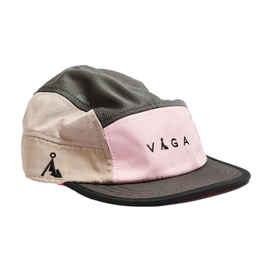 Vaga Club Cap Charcoal/Taupe/Light Pink/Poster Pink