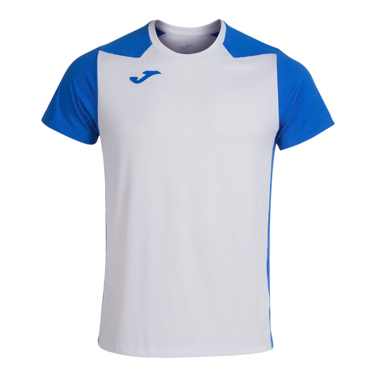 Joma Men's Record II Short Sleeve T-Shirt White Royal