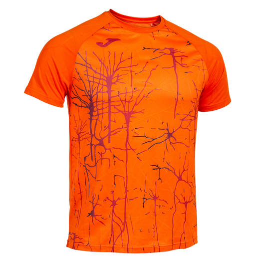 Joma Men's Elite IX Short Sleeve T-Shirt Orange