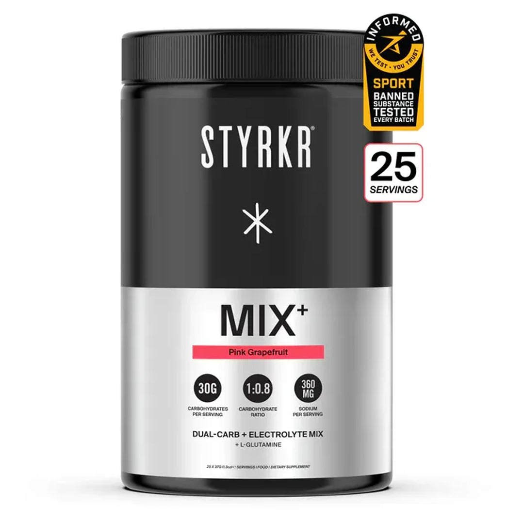 MIX+ Pink Grapefruit: Dual-Carb & Electrolyte Mix