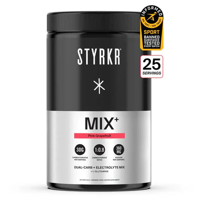 MIX+ Pink Grapefruit: Dual-Carb & Electrolyte Mix