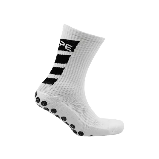 Kupe Active Calf Grip Socks White