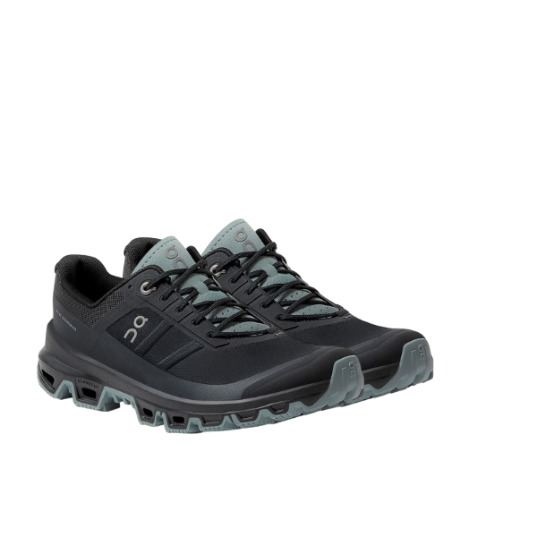 On Women's Cloudventure 2 Black Cobble