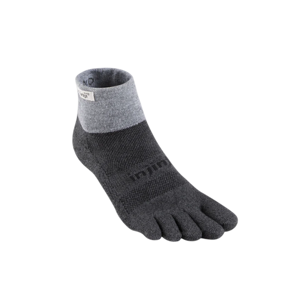 Injinji Trail Midweight Mini-Crew Granite