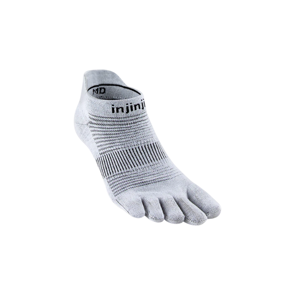 Injinji Run Lightweight No-Show Grey