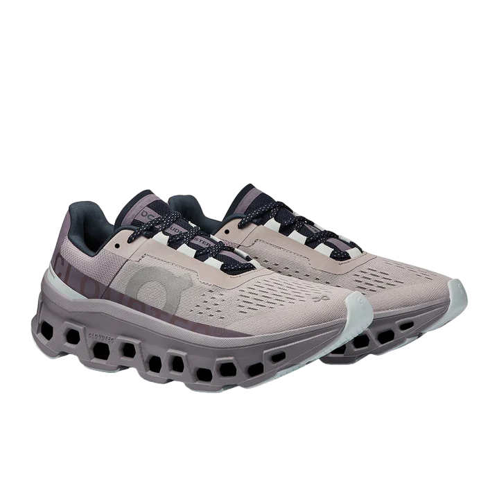 ON Women's Cloudmonster Pearl Arctic running shoe, cushioned and stylish for all-day comfort at Op Athlete Supply