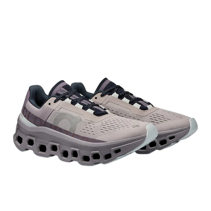 ON Women's Cloudmonster Pearl Arctic running shoe, cushioned and stylish for all-day comfort at Op Athlete Supply