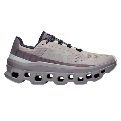 ON Women's Cloudmonster Pearl Arctic running shoe, cushioned and stylish for all-day comfort