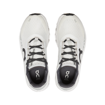 ON Women's Cloudmonster Undyed White running shoe, lightweight and breathable at Op Athlete Supply.