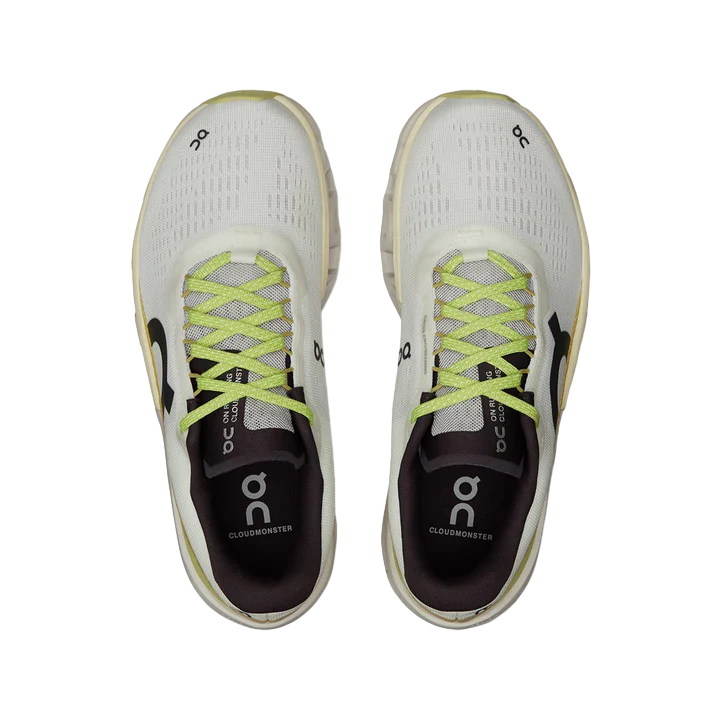 ON Women's Cloudmonster Undyed Zest running shoe, lightweight and colorful for enhanced comfort at Op Athlete Supply